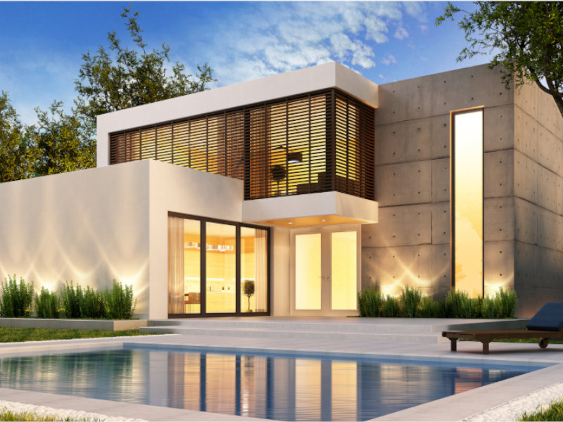 Schuster Innenausbau aus Salach – Wohnen-mit-Beton-Vorteile-nachteile-Haus-Außenansicht-Beitragsbild