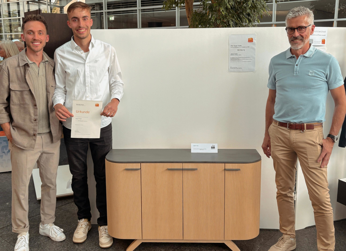 Schuster Innenausbau – Die Talentschmiede hat gesprochen! Gesellenprüfung bestanden!