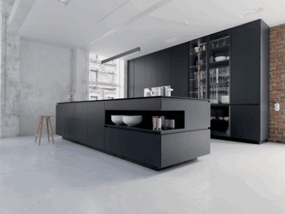 Schuster Innenausbau aus Salach – Küche-in-schwarz-Design-Beitragsbild